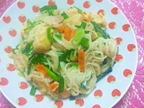 野菜たっぷり☆そうめんフーチャンプルー